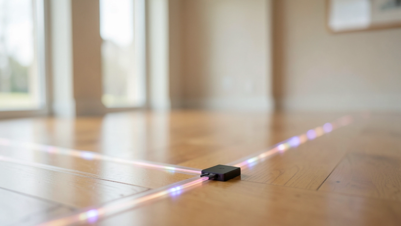 instalacja elektryczna w domu w podłodze