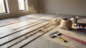 czym zalać podłogówkę po frezowaniu